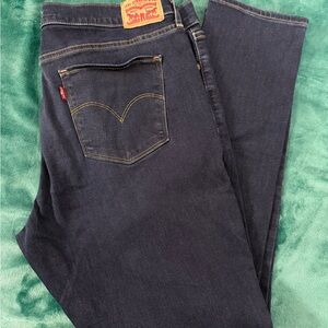 Levi's Women’s Dark Blue Straight Jeans